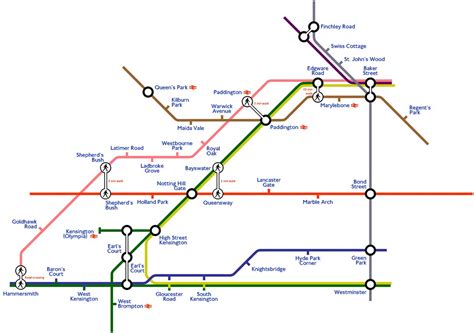 Jubilee Line Train Map - Image to u