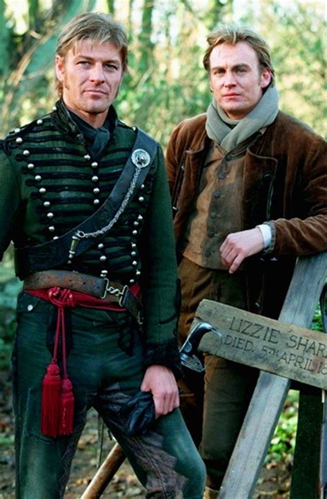 San Bean as Richard Sharpe and Philip Glenister as Matt Truman (Sharpe ...