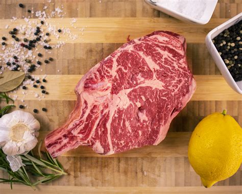 Dry Aged 45 Days - USDA PRIME Cowboy Rib Steak - fairmontmeats.com