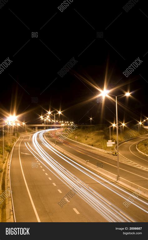 Highway Night Image & Photo (Free Trial) | Bigstock