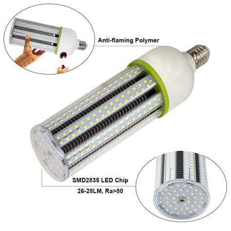 60W LED Corn Cob Light - Standard Base E26 Bulbs, 8100LM, 5000K ...