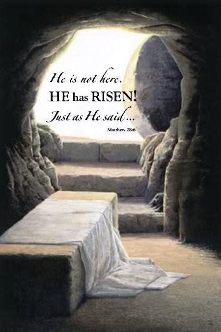 He is not here. He is risen! just as he said | Picture Quotes