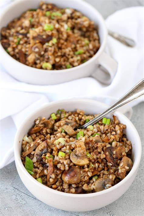 Buckwheat with Mushrooms - Momsdish