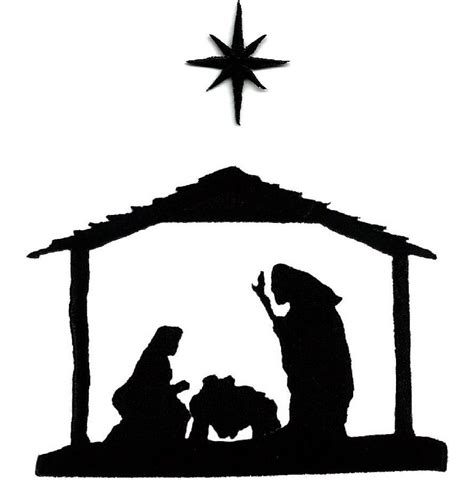 Printable Nativity Silhouette 174 | The Best Porn Website