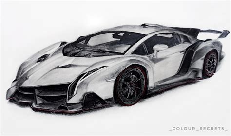 Gokul Retheesh - Realistic car drawing