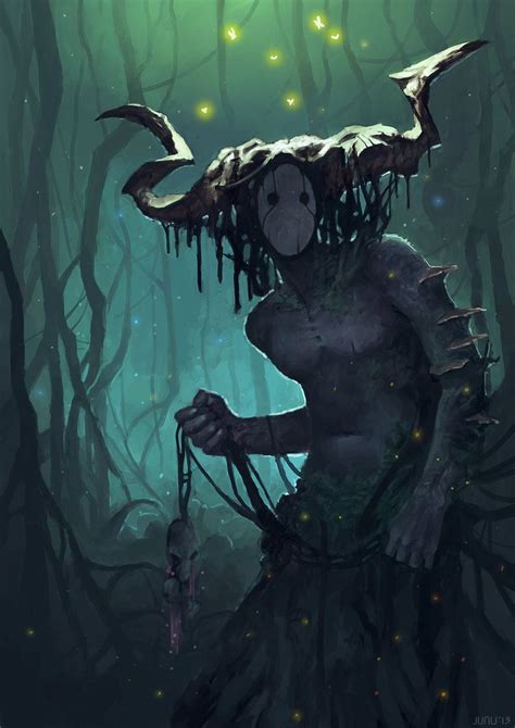 Swamp Spirit by JunuArt Monster Art, Monster Concept Art, Monster ...