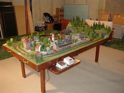 4X8 Marklin HO Scale Model Train Layout