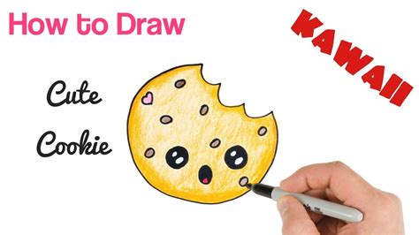 How to Draw Cookie Easy - YouTube