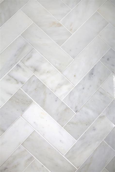 Try This: Herringbone Marble Tile - A Beautiful Mess