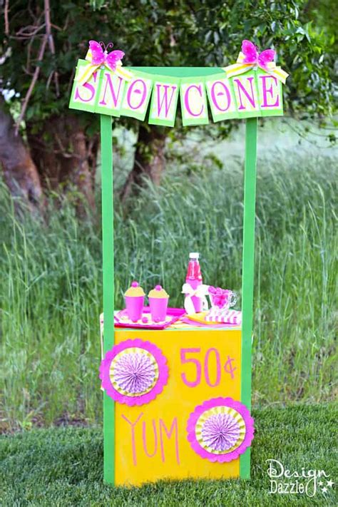 DIY Snow Cone Stand - Giggles Galore