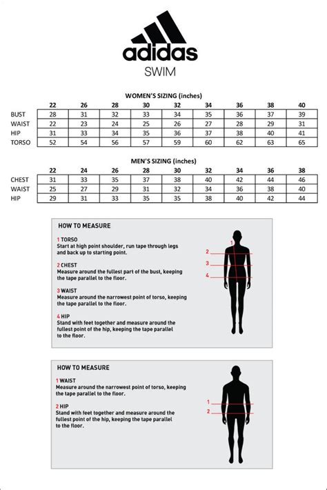 Adidas Size Chart Cm