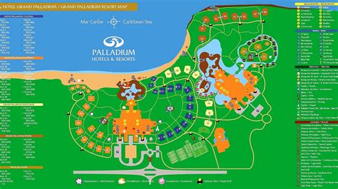 Grand Palladium Princess Resort Map