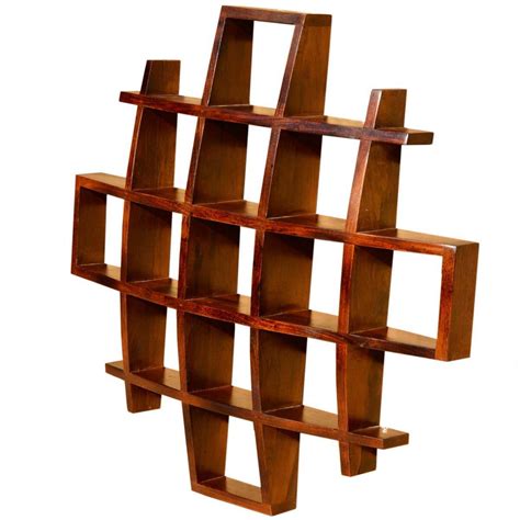 Contemporary Wood Display Wall Hanging Shelves Home Decor Shadow Boxes