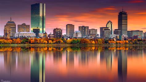 3840x2160 Resolution Boston City Buildings 4K Wallpaper - Wallpapers Den