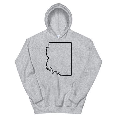 Arizona Hoodie // Arizona Apparel // AZ Home // AZ Sweatshirt - Etsy