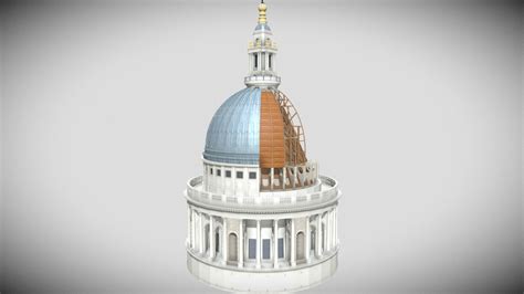 St. Paul's Cathedral Dome - London - Download Free 3D model by Myles ...