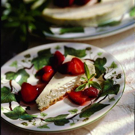 Lemon Verbena Cheesecake Recipe - EatingWell