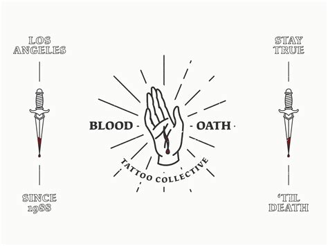 Blood Oath Tattoo Collective by Brett Lair on Dribbble