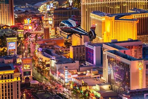 Las Vegas Strip Helicopter Night Flight with Transport 2024