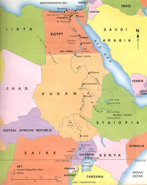 Maps of the Nile