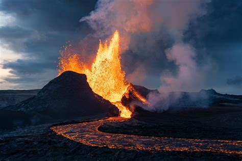 Fagradalsfjall Eruption, Iceland. [5964x3976][OC] : r/EarthPorn