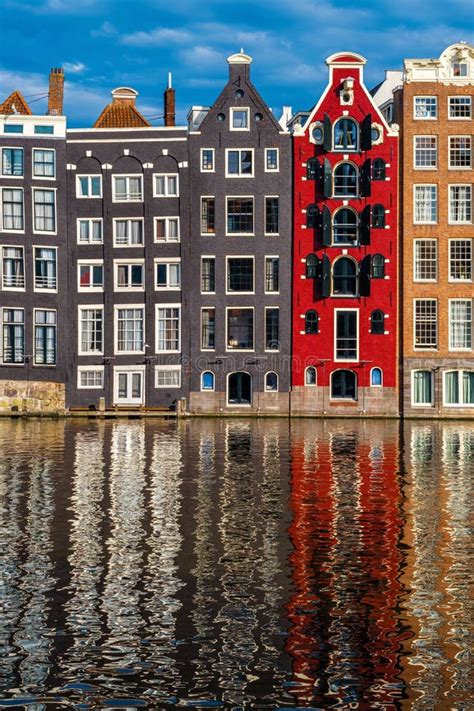 Damrak Waterfront in Amsterdam Stock Image - Image of european ...