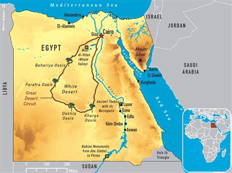 Egypt Map Nile River