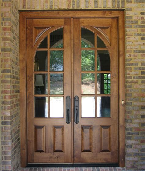 Custom French Country Double TDL Doors | Wood front entry doors ...