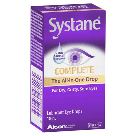 Systane Complete Lubricant Eye Drops 10ml All-in-one Drop for Dry Eyes