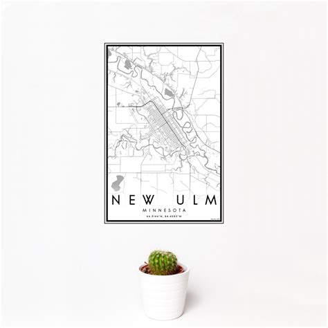 New Ulm - Minnesota Map Print in Classic — JACE Maps