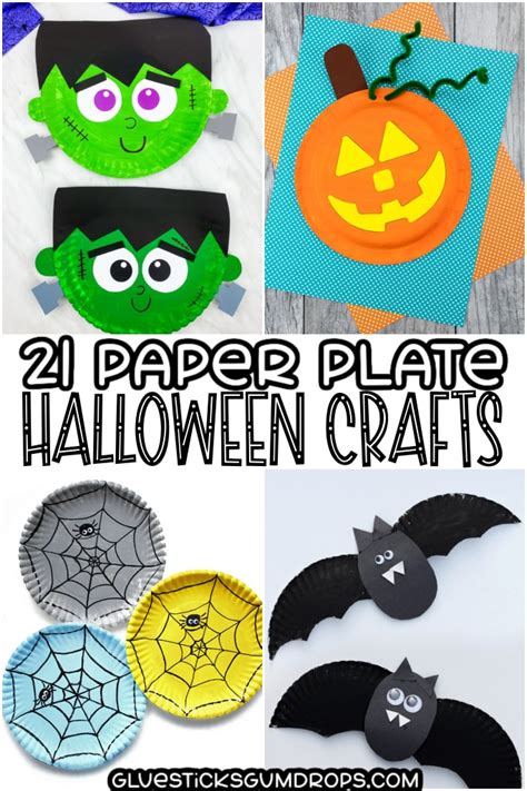 21 Fun Easy Paper Plate Halloween Crafts for Kids