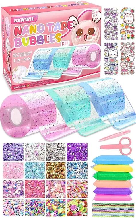 Nano Tape Bubble Kit for Kids with Step-By-Step Video Tutorials, Nano ...