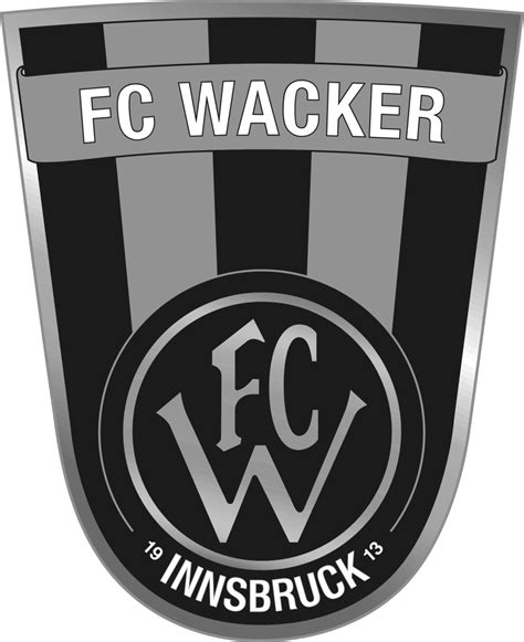 FC Wacker Innsbruck Logo Black and White – Brands Logos