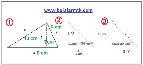 Contoh Soal Rumus Luas Segitiga - IMAGESEE