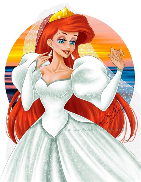 Ariel's Wedding Dress by Emilia89 on DeviantArt