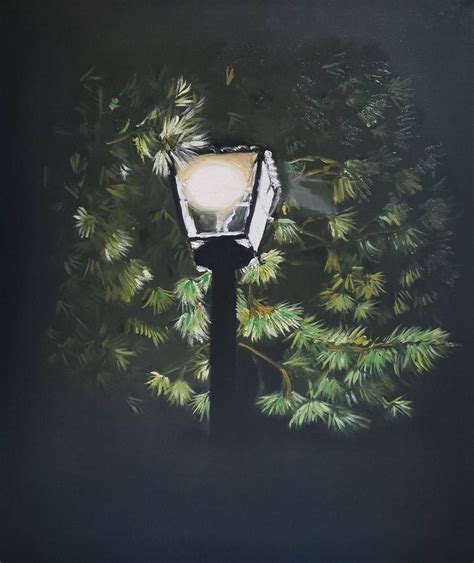 Light in the dark Painting by Andriy Hrab | Saatchi Art