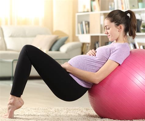 Pregnant Woman Exercising