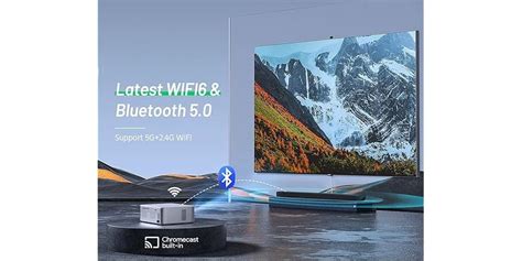 CiBest G1 1080p 4K WiFi & Bluetooth Projector