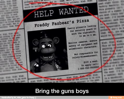 Freddy Fazbear's pizza yenily pizzeria 10ckieg tor security guard Lo ...