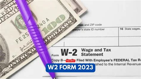 W2 Form 2023 - Fillable Form 2023