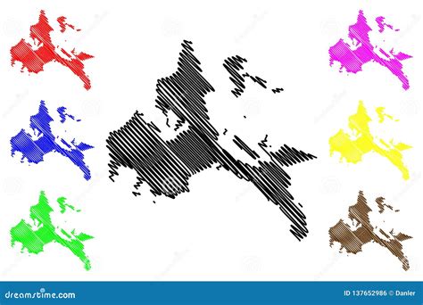 Calabarzon Region Map Vector Stock Vector - Illustration of flat ...