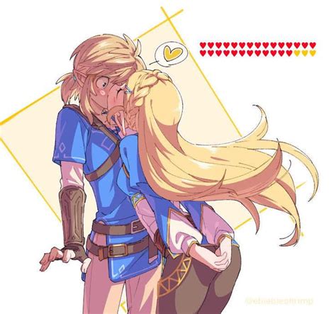 Zelda kisses Link : r/ZeLink