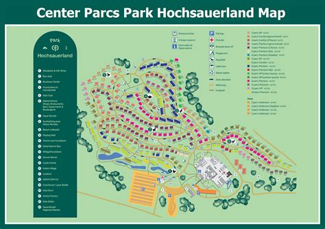 // Village map of Center Parcs Park Hochsauerland | ParkExplorer