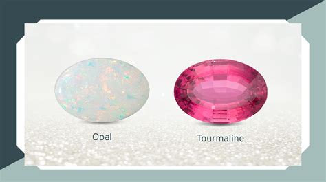 Birthstone of the Month (October): Opal & Tourmaline - IIG INDIA