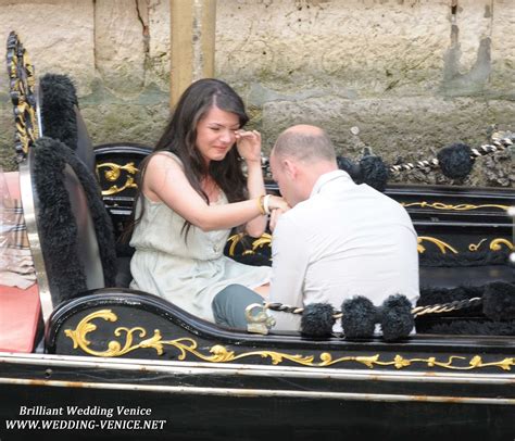 Wedding Gondola Proposal in Venice