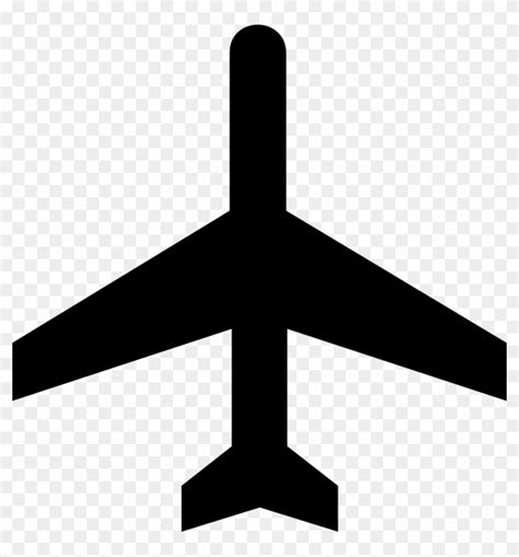 Airplane Clip Art - Airport Symbol On A Map, HD Png Download - 958x985 ...