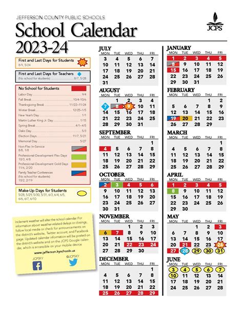 Jefferson County Public Schools Calendar Holidays 2024