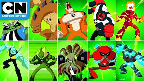 Every Ben Alien Transformation | Ben 10 | Cartoon Network - YouTube