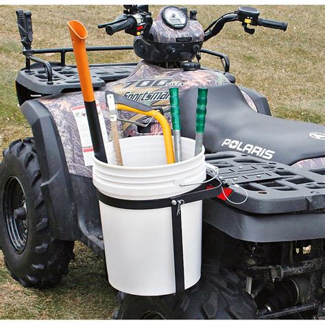 ATV Single Bucket Holder - 142395, Racks & Bags at Sportsman's Guide