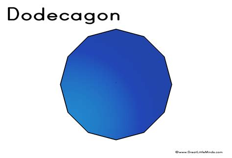 The gallery for --> Dodecagon Shape 12 Sides